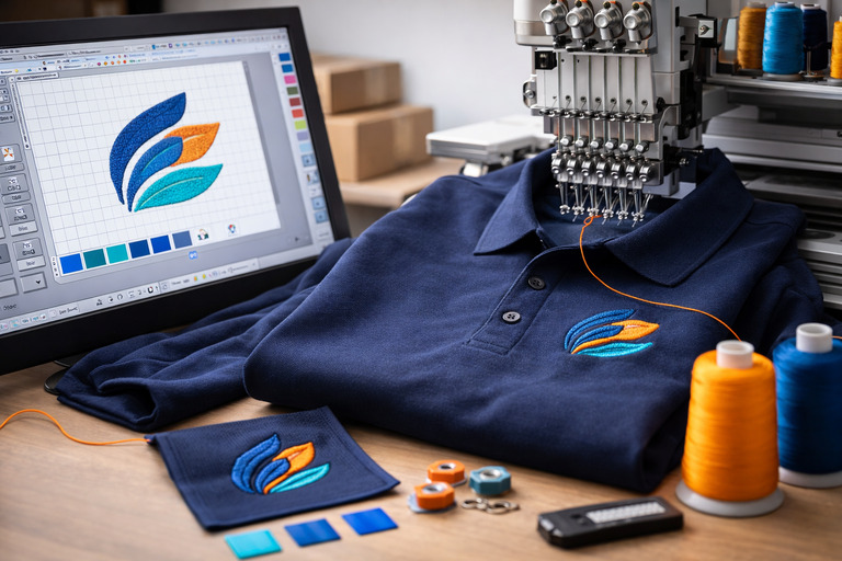 Vom Logo zur fertigen Stickerei: So funktioniert der Prozess